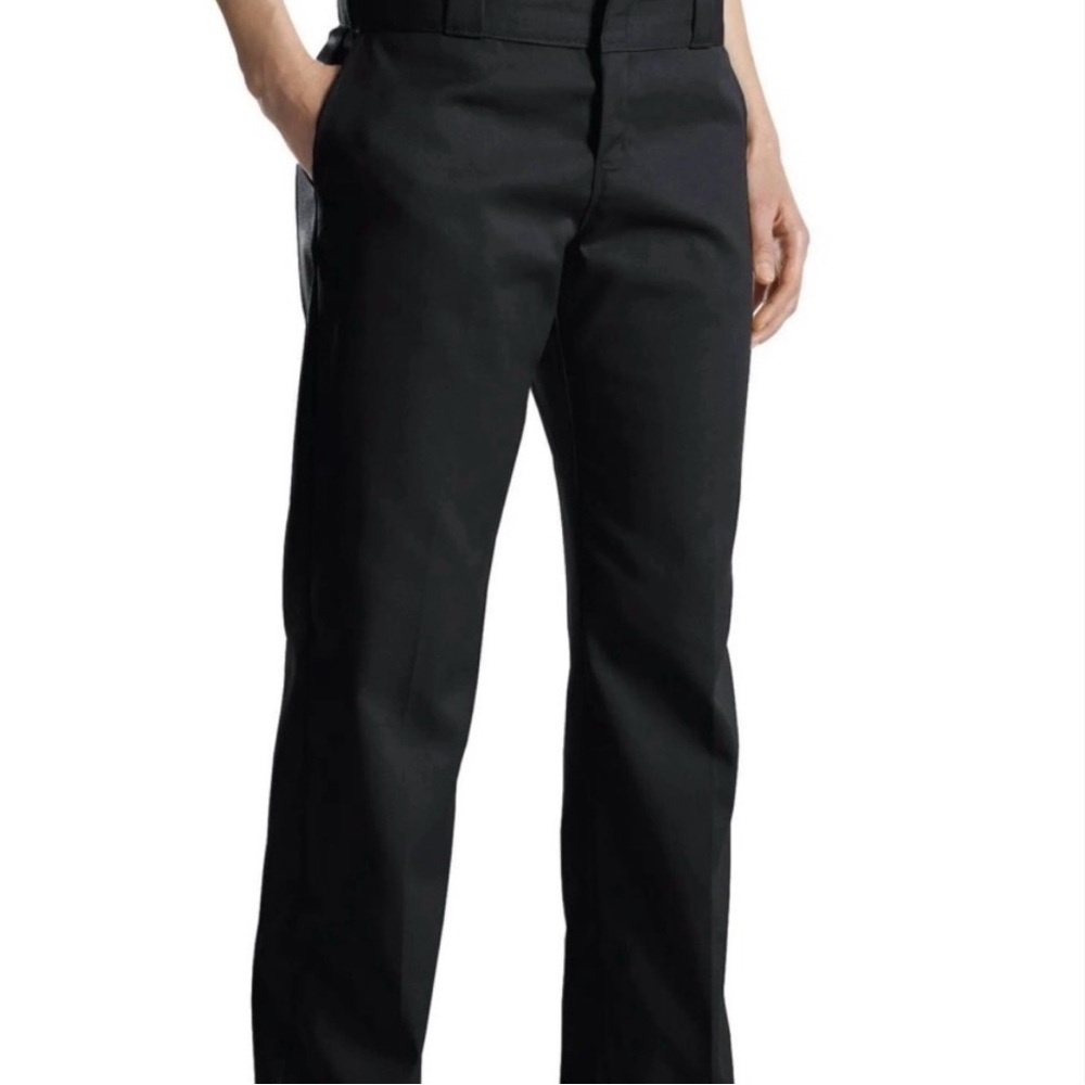 Dickies Women's Classic Black Straight Leg Trousers